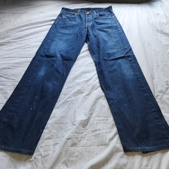 levi's lot 53 Other - Vtg Levi's Lot 53 Red Tab Men's Dark Blue Jeans Straight Leg Bootcut Sz 34/34